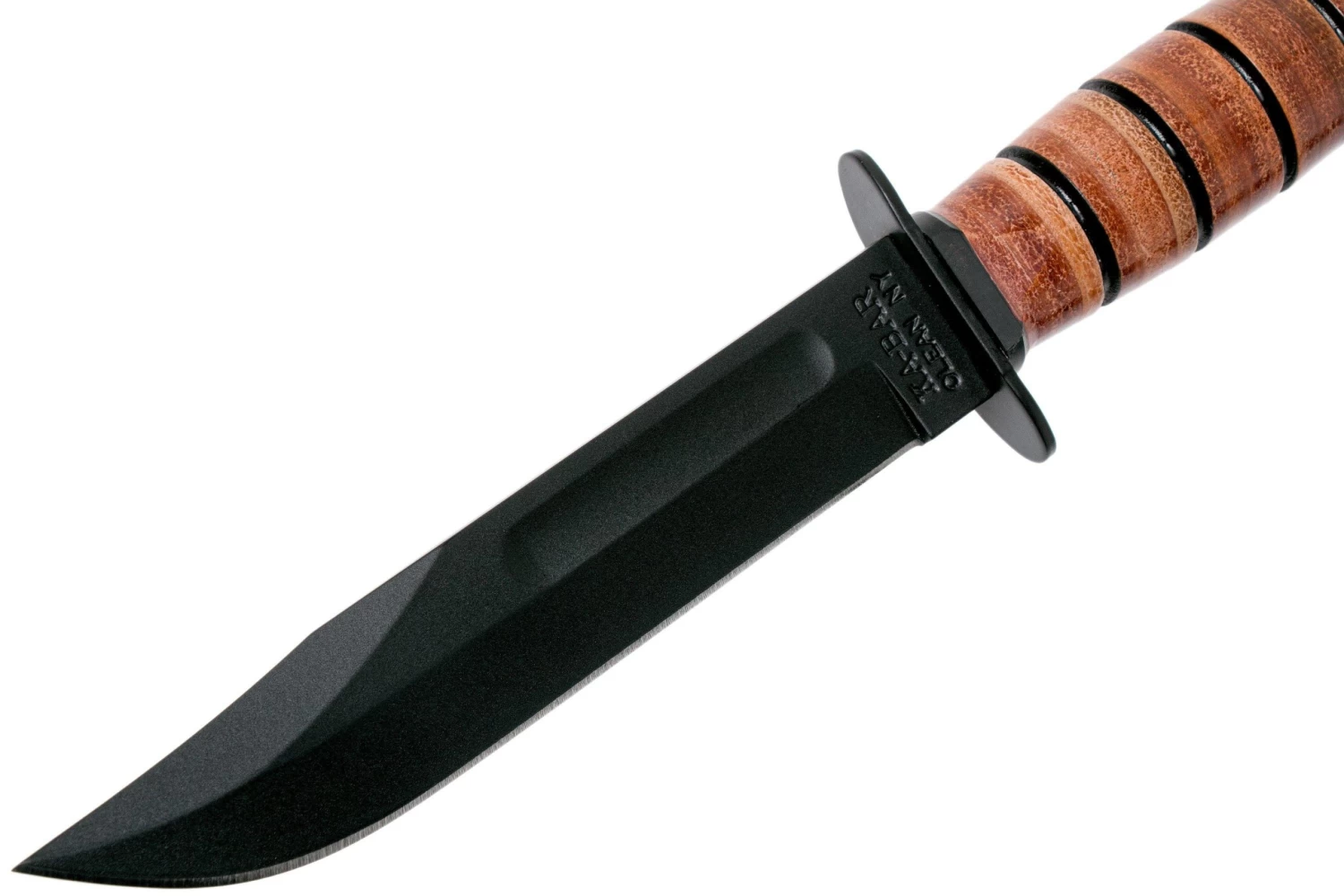 KA-BAR Short USMC Cuchillo 1250, Funda De Cuero 3 KA-BAR Short USMC Cuchillo 1250, Funda De Cuero - Imagen 3