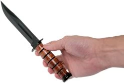 KA-BAR Short USMC Cuchillo 1250, Funda De Cuero 13 KA-BAR Short USMC Cuchillo 1250, Funda De Cuero -Tienda De Cuchillos KA1250 06 ka bar