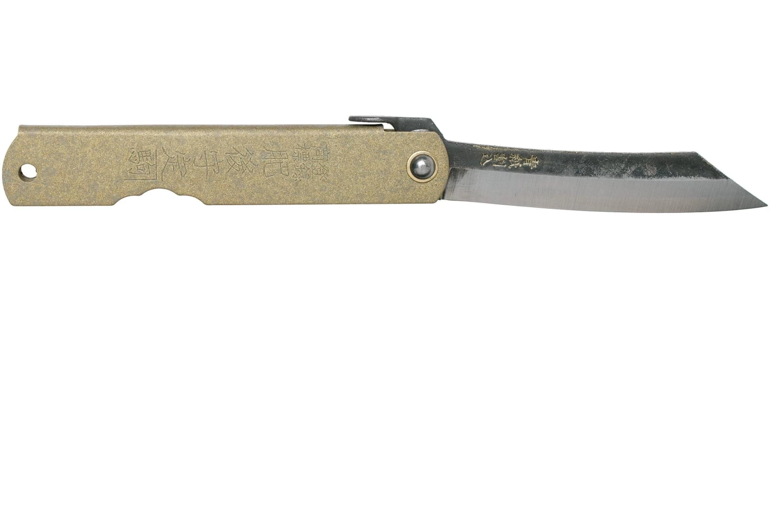 Higonokami Navaja 7,3 Cm HIGOC1B, Blue Paper Steel, Bronze Finished Steel 2 Higonokami Navaja 7,3 Cm HIGOC1B, Blue Paper Steel, Bronze Finished Steel - Imagen 2