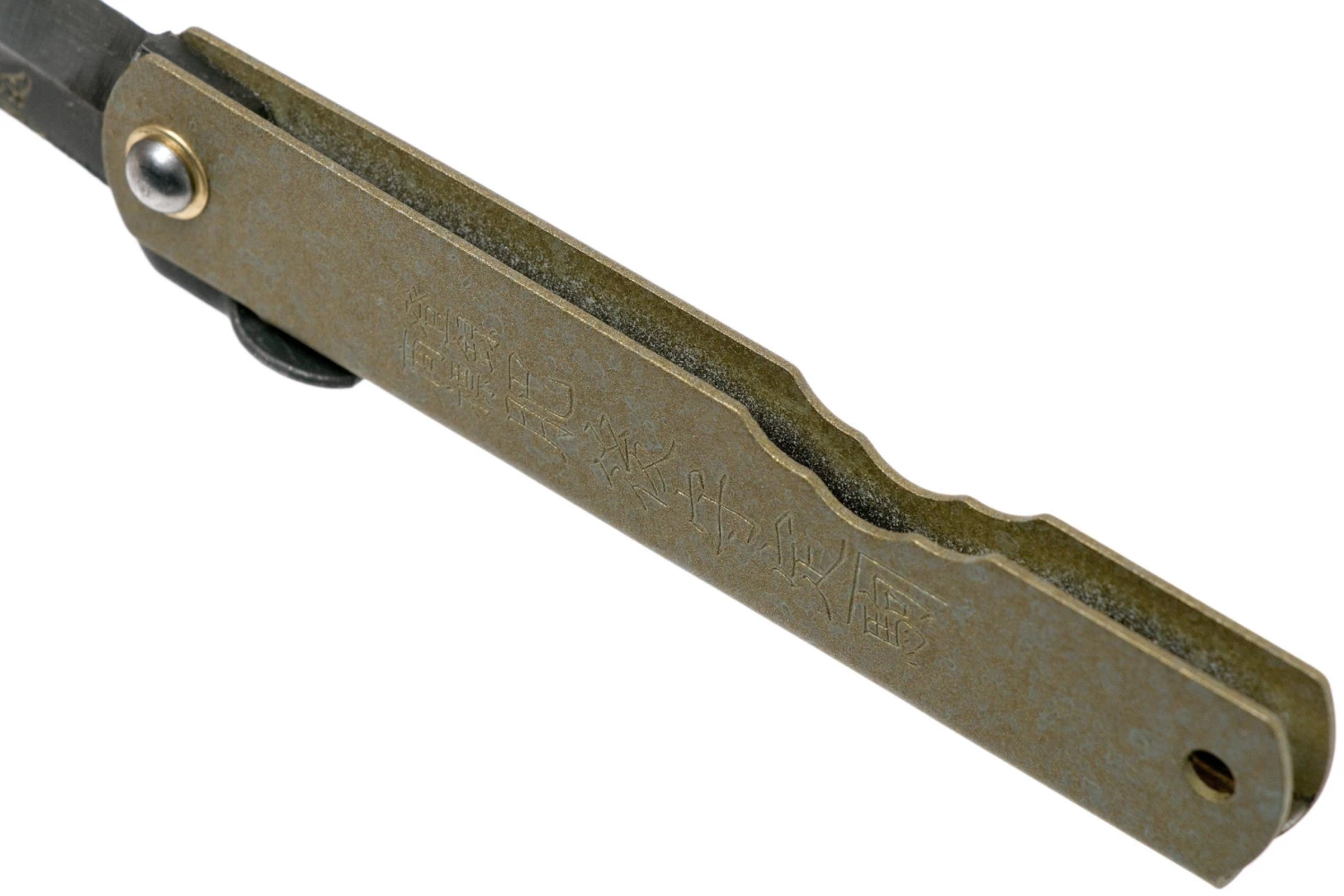 Higonokami Navaja 7,3 Cm HIGOC1B, Blue Paper Steel, Bronze Finished Steel 5 Higonokami Navaja 7,3 Cm HIGOC1B, Blue Paper Steel, Bronze Finished Steel - Imagen 5