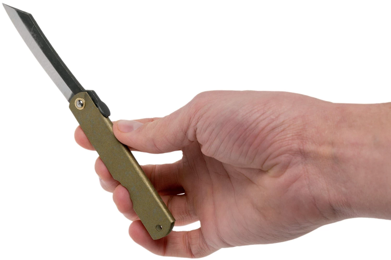 Higonokami Navaja 7,3 Cm HIGOC1B, Blue Paper Steel, Bronze Finished Steel 7 Higonokami Navaja 7,3 Cm HIGOC1B, Blue Paper Steel, Bronze Finished Steel - Imagen 7