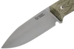 LionSteel B35 CVG Green Canvas Micarta Cuchillo Bushcraft -Tienda De Cuchillos LI B35 CVG 03 lionsteel