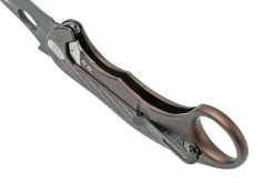 LionSteel L.E.One LE1-A-EB MagnaCut, Black, Earth Brown Aluminium, Navaja Karambit -Tienda De Cuchillos LI LE1 A EB 06 lionsteel