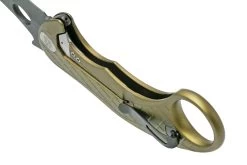 LionSteel L.E.One LE1-A-GB MagnaCut, Black, Green Aluminium, Navaja Karambit -Tienda De Cuchillos LI LE1 A GB 06 lionsteel