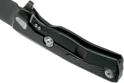 LionSteel ROK Black Black Aluminio ROK A BB Navaja -Tienda De Cuchillos LI ROK A BB 04 lionsteel rok