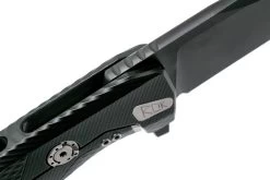 LionSteel ROK Black Black Aluminio ROK A BB Navaja -Tienda De Cuchillos LI ROK A BB 05 lionsteel rok