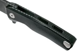 LionSteel ROK Black Black Aluminio ROK A BB Navaja -Tienda De Cuchillos LI ROK A BB 06 lionsteel rok