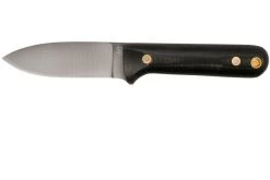 LT Wright Next Gen, A2, Matte Black Micarta, Funda De Cuero, Cuchillo De Bushcraft