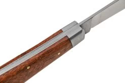 Otter Anchor Knife 174 Small Carbon, Sapeli, Brass Anchor, Navaja -Tienda De Cuchillos OR174 06 otter