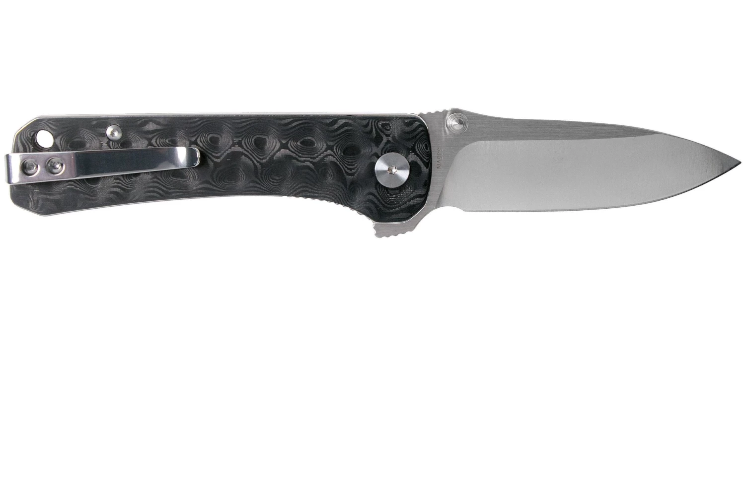 QSP Knife Hawk QS131-C Marbled Fibra De Carbono, Navaja 2 QSP Knife Hawk QS131-C Marbled Fibra De Carbono, Navaja - Imagen 2