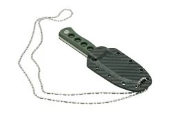 QSP Knife Canary QS141-C1 Stonewashed, Black Green G10, Cuchillo De Cuello -Tienda De Cuchillos QS141 C1 06 qsp