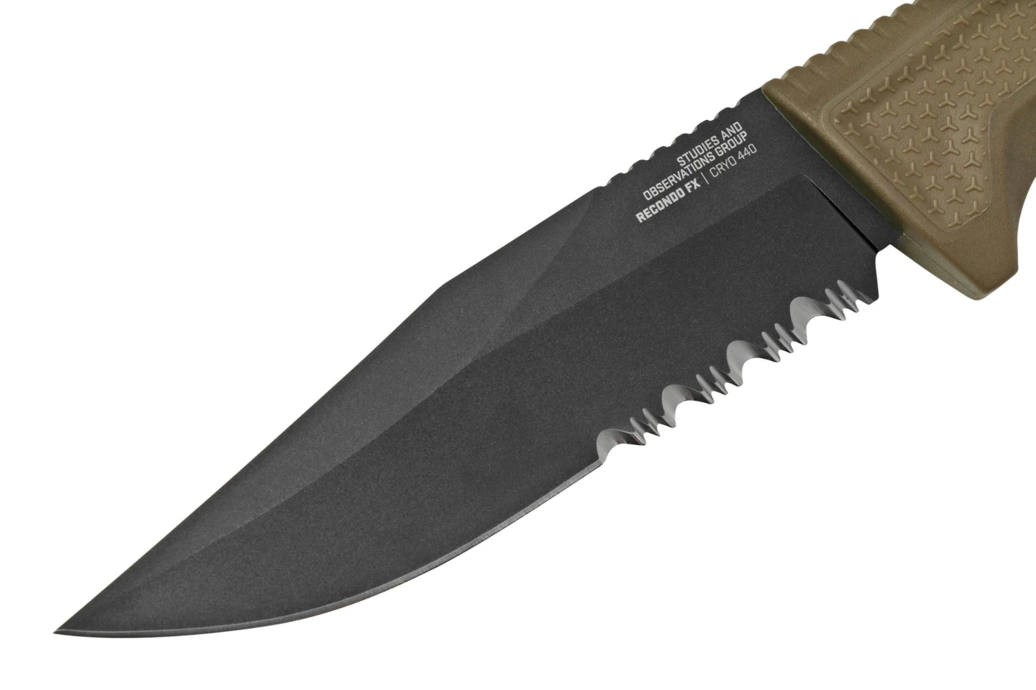 SOG Recondo FX, FDE, Partially Serrated 17-22-04-57 Cuchillo Fijo 3 SOG Recondo FX, FDE, Partially Serrated 17-22-04-57 Cuchillo Fijo - Imagen 3