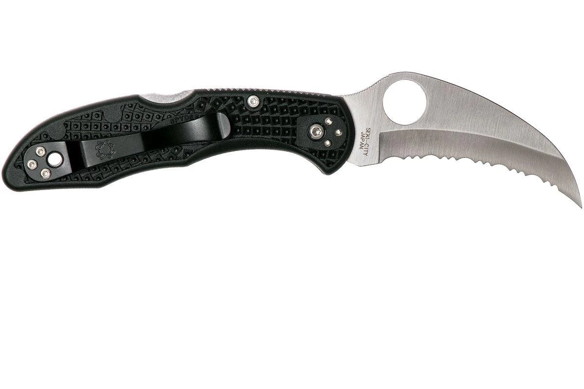 Spyderco Tasman Salt 2 C106SBK2 Navaja, Negro 2 Spyderco Tasman Salt 2 C106SBK2 Navaja, Negro - Imagen 2
