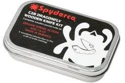 Spyderco Wooden Kit Dragonfly C28 WDKIT1 Navaja De Madera -Tienda De Cuchillos SPWDKIT1 04 spyderco spwdkit1 04