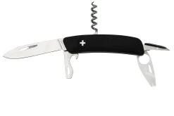 Swiza TT03 Tick Tool, Navaja Suiza Con Herramienta Para Garrapatas, Negro