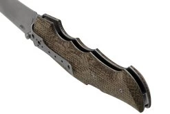 Viper Rhino 1, V5903IM, Stonewash Elmax, Brown Burlap Micarta Navaja, Diseño Fabrizio Silvestrelli -Tienda De Cuchillos VPV5903IM 04 viper