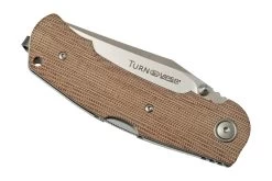Viper Turn V5988CN Natural Canvas Micarta Navaja, Fabrizio Silvestrelli Design -Tienda De Cuchillos VPV5988CN 06 viper