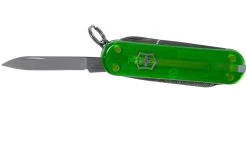 Victorinox Classic SD Translucent Colours, Green Tea 0.6223.T41G Swiss Navaja -Tienda De Cuchillos VT0 6223 T41G 03 victorinox