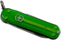 Victorinox Classic SD Translucent Colours, Green Tea 0.6223.T41G Swiss Navaja -Tienda De Cuchillos VT0 6223 T41G 04 victorinox