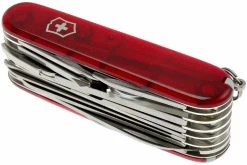Victorinox SwissChamp Rojo Transparente 1.6795.T Navaja Suiza 13 Victorinox SwissChamp Rojo Transparente 1.6795.T Navaja Suiza -Tienda De Cuchillos VT1 6795 T 06 victorinox swisschamp 33 rood transparant vt1 6795 t d6