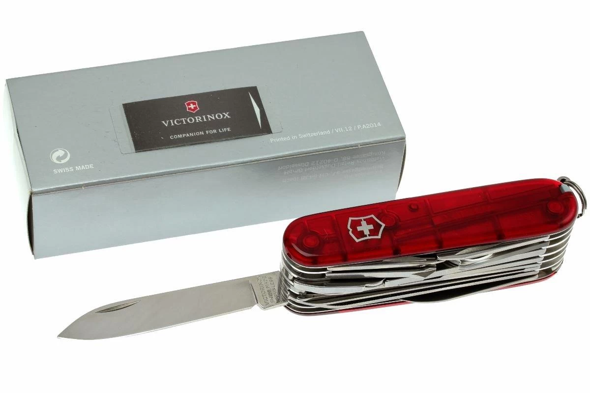 Victorinox SwissChamp Rojo Transparente 1.6795.T Navaja Suiza 8 Victorinox SwissChamp Rojo Transparente 1.6795.T Navaja Suiza - Imagen 8