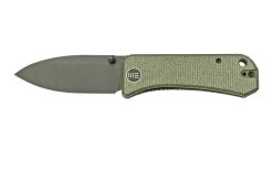 WE Knife Banter 2004J Dark Green Micarta, Black Navaja, Ben Petersen Design