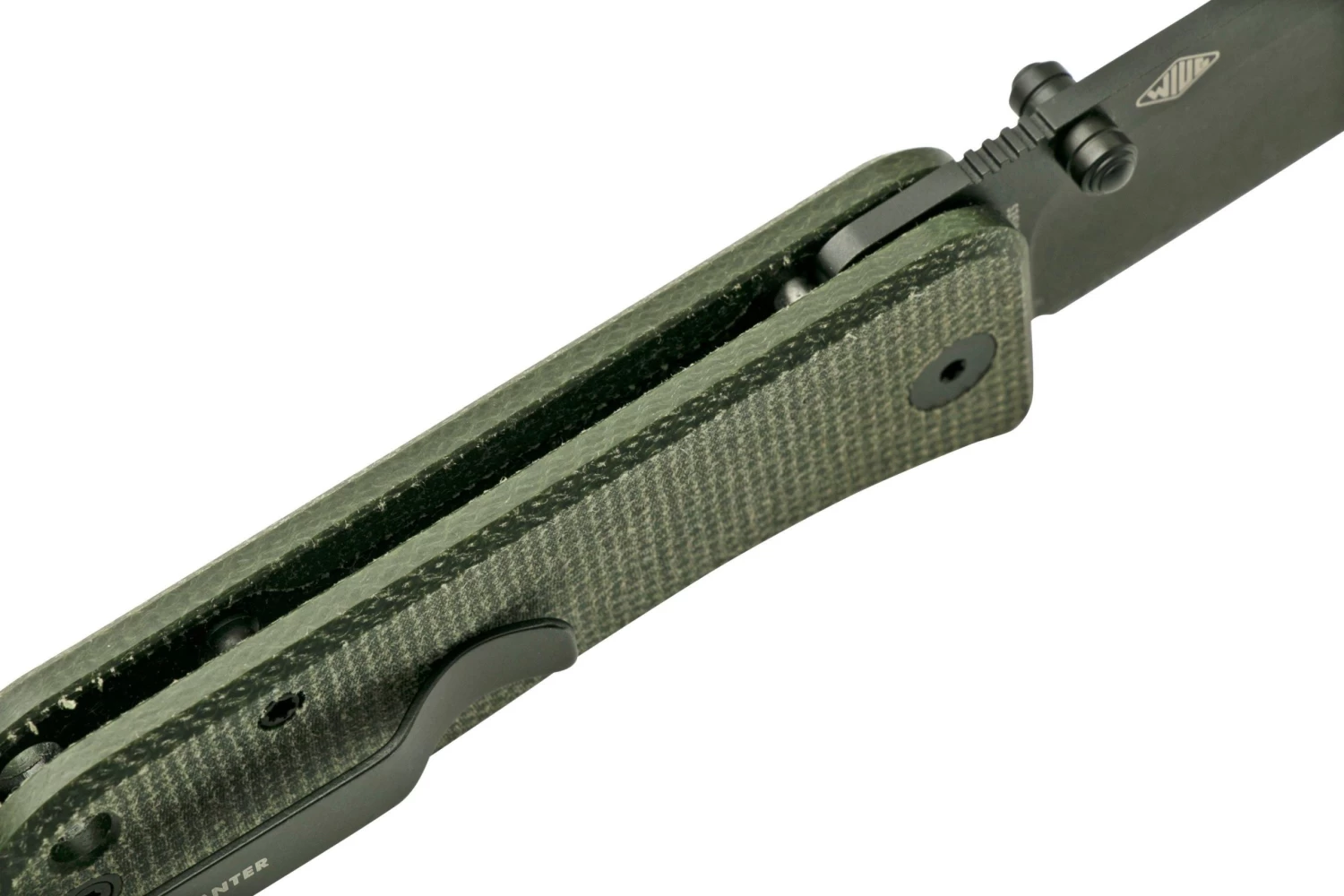 WE Knife Banter 2004J Dark Green Micarta, Black Navaja, Ben Petersen Design 6 WE Knife Banter 2004J Dark Green Micarta, Black Navaja, Ben Petersen Design - Imagen 6