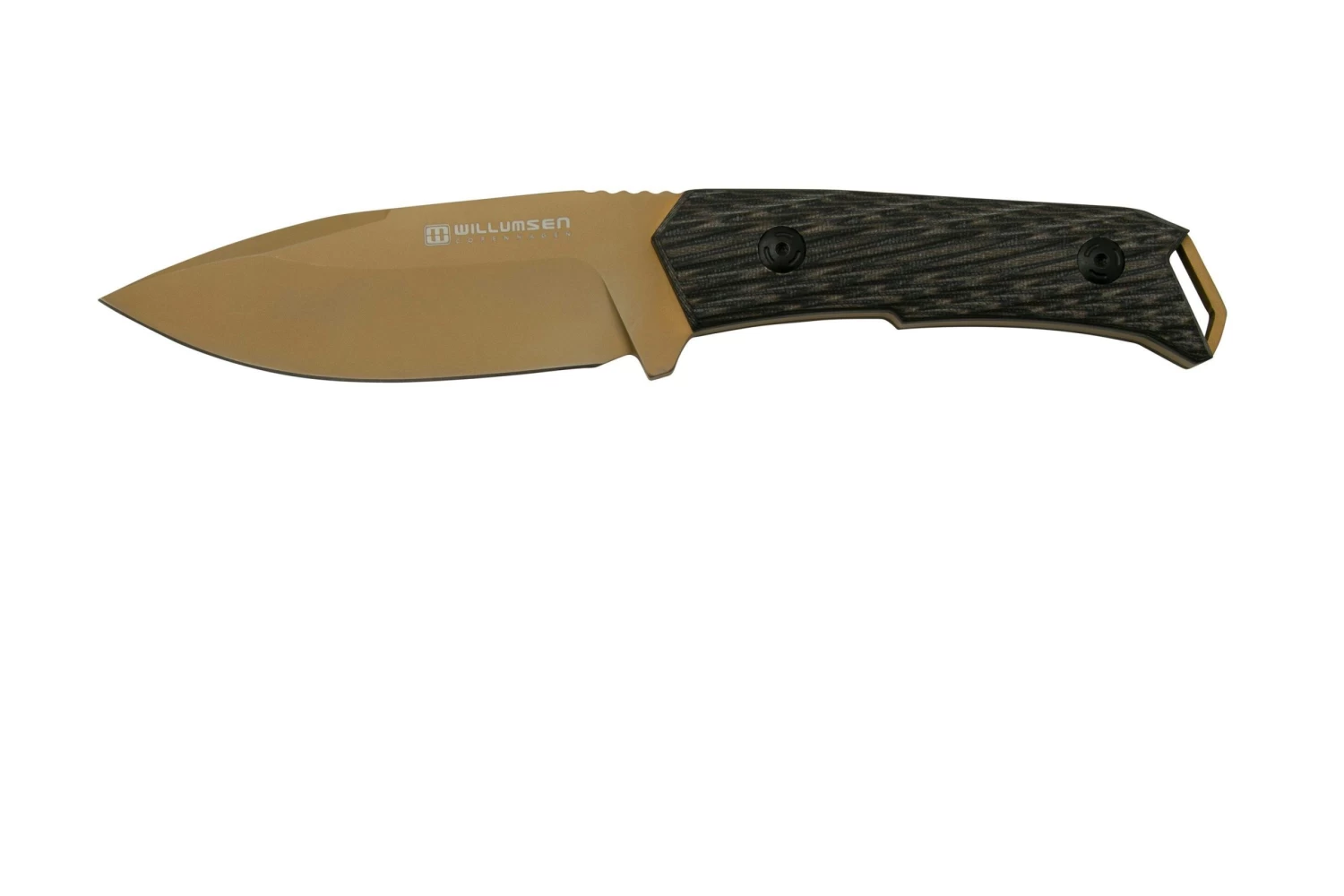 Willumsen Paragon DL22TTA Desert Tan Black G10, AUS-8, Cuchillo Fijo 1 Willumsen Paragon DL22TTA Desert Tan Black G10, AUS-8, Cuchillo Fijo
