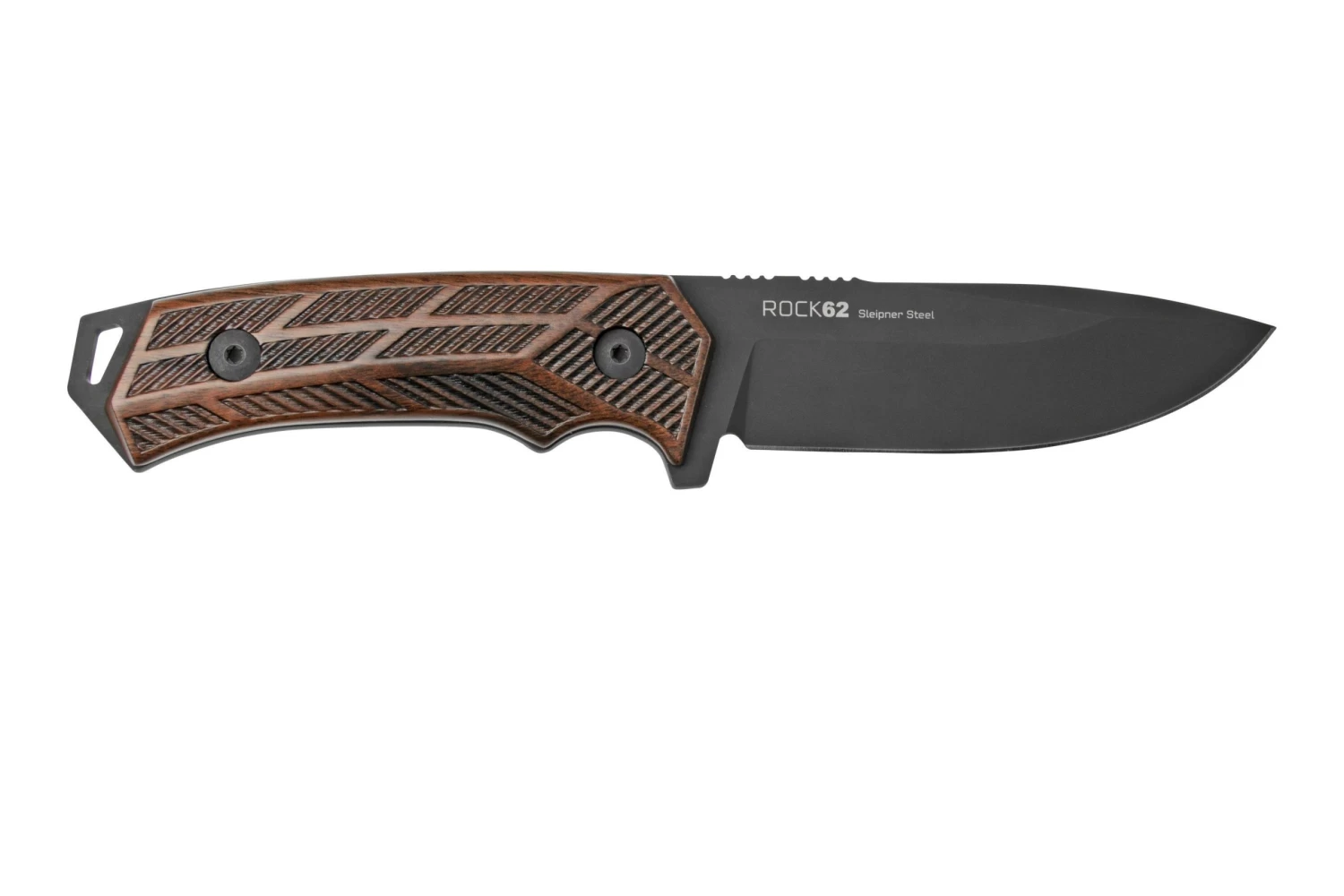 WOOX Rock 62 BUKNF00102 Walnut Engraved, Cuchillo Fijo 2 WOOX Rock 62 BUKNF00102 Walnut Engraved, Cuchillo Fijo - Imagen 2