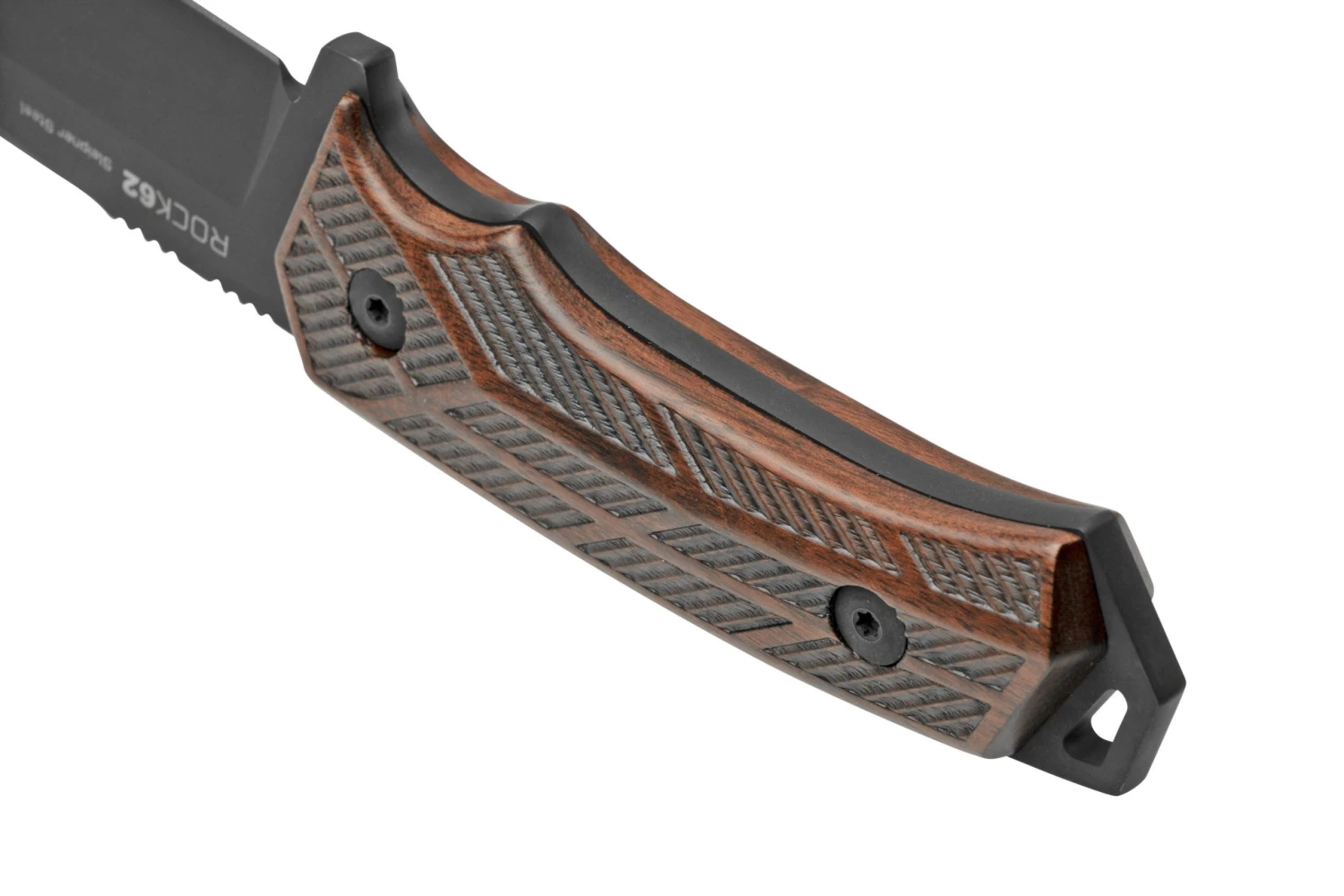 WOOX Rock 62 BUKNF00102 Walnut Engraved, Cuchillo Fijo 4 WOOX Rock 62 BUKNF00102 Walnut Engraved, Cuchillo Fijo - Imagen 4